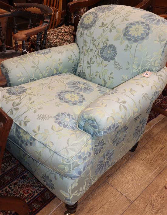 A Laura Ashley floral upholstered armchair